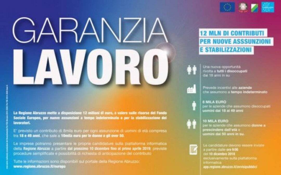 Avviso Garanzia Lavoro